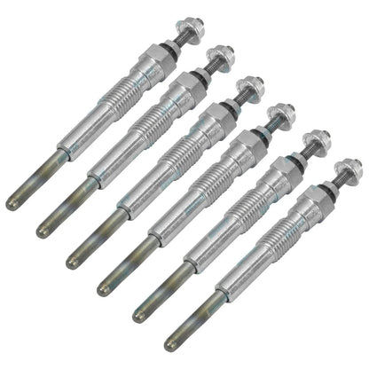 6 Bosch 6volt Glow Plugs for Landcruiser HJ75 4.0L 2H Diesel Engine 84~88 Set