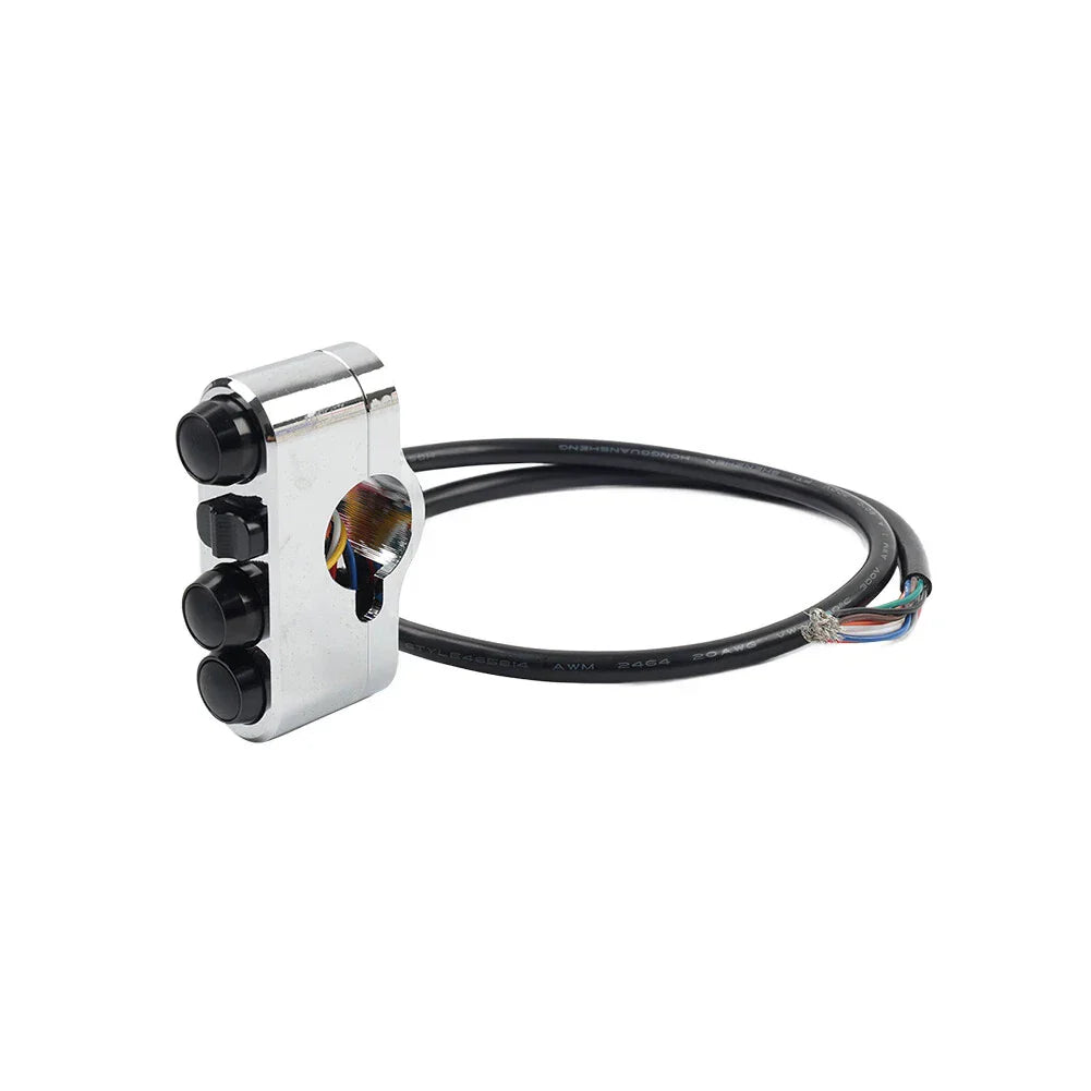 Handlebar Control Switches w/Wiring Harness for Harley Dyna Sportster