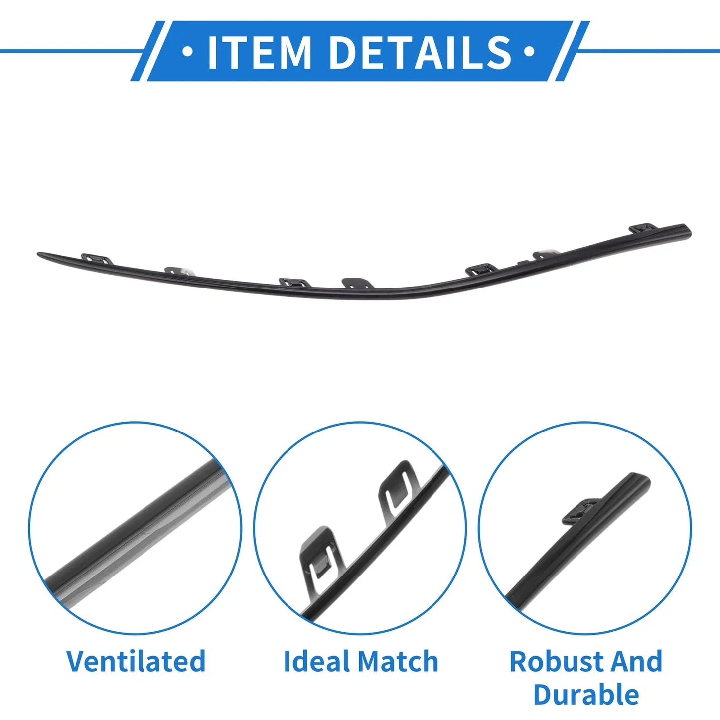 Front Right Bumper Grille Trim for Mercedes-Benz W206 (2022-2024)