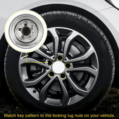 302 Wheel Lock Lug Nut Set with Protector Socket for Mercedes Benz
