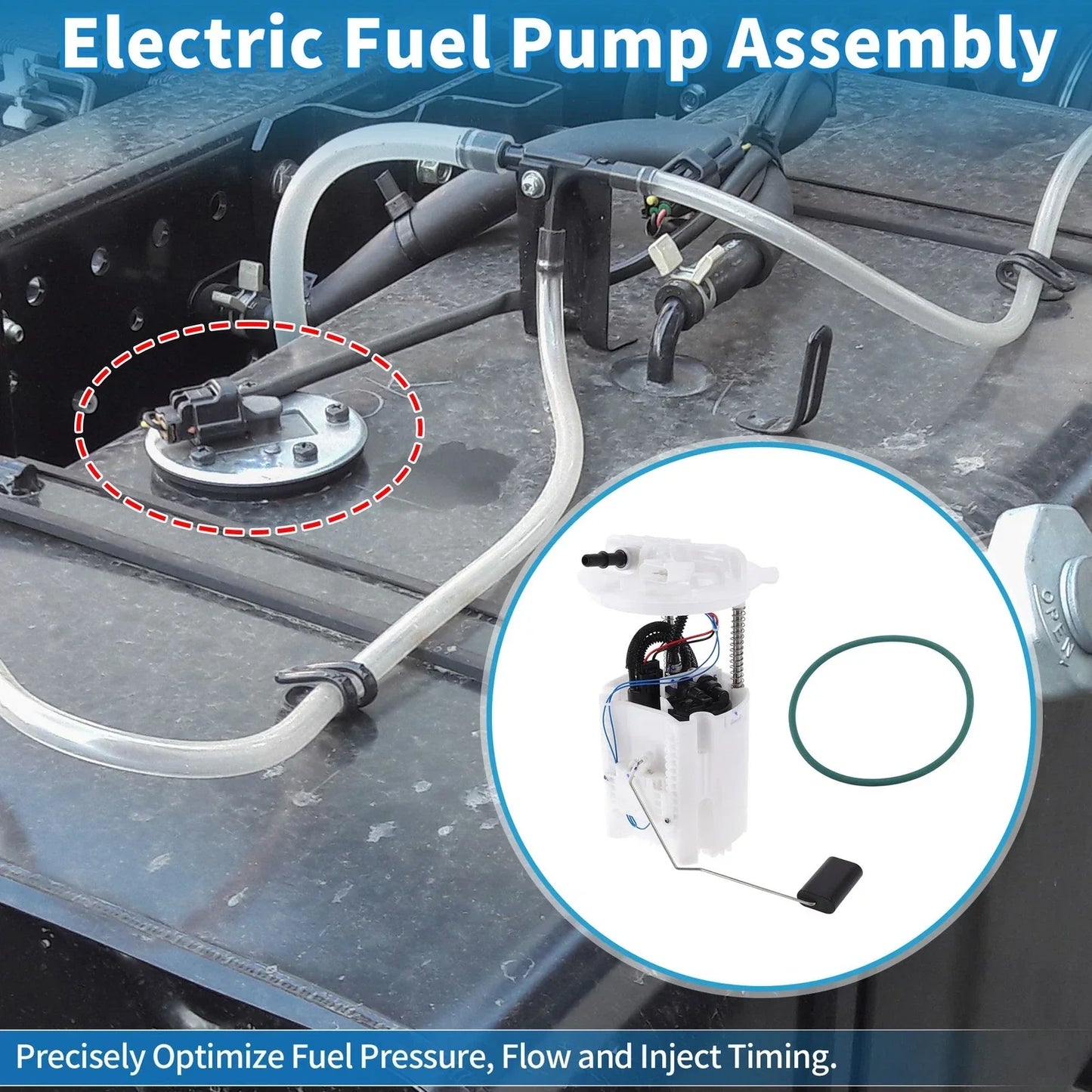 Electric Fuel Pump Assembly for Chrysler Dodge Grand Caravan (2008-2020)