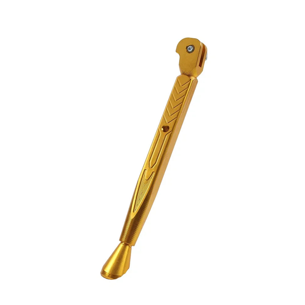 Aluminum Adjustable Kickstand Foot for Motorcycle Universal Side Stand Gold