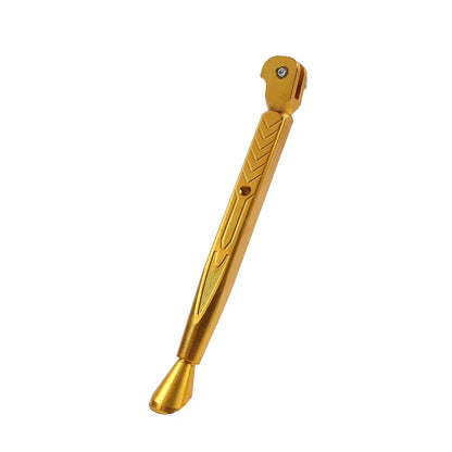 Aluminum Adjustable Kickstand Foot for Motorcycle Universal Side Stand Gold