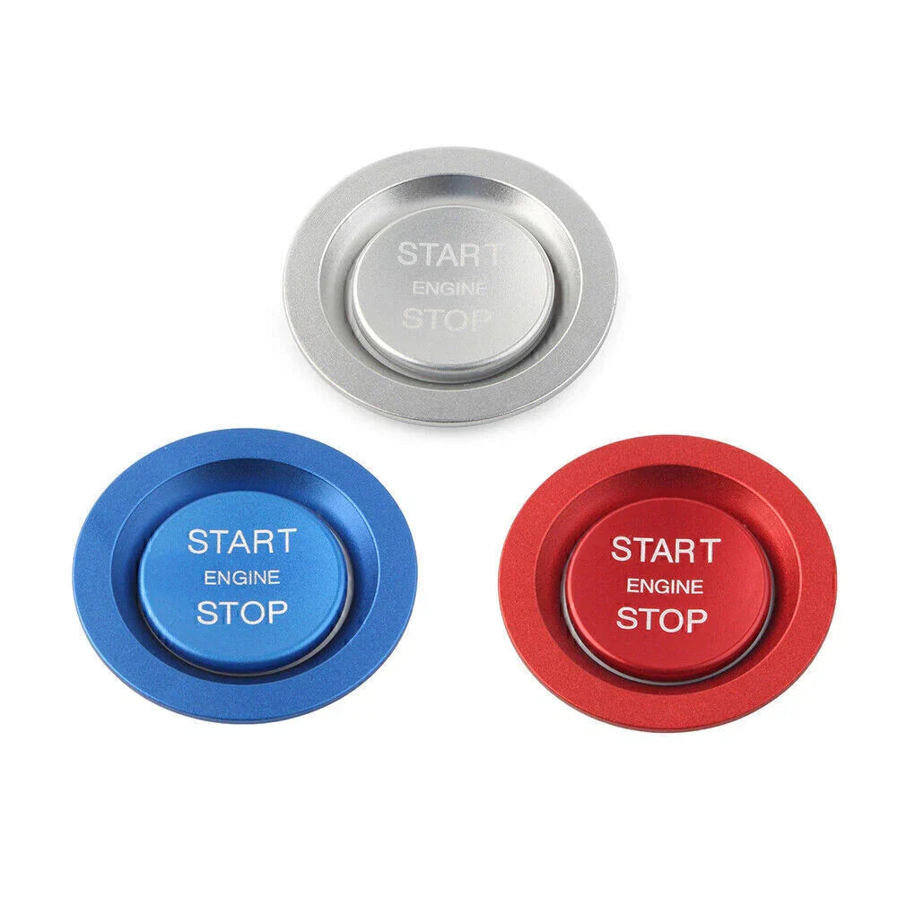 Keyless Engine Push Start Button w/ Ring Cover for Land Rover & Jaguar