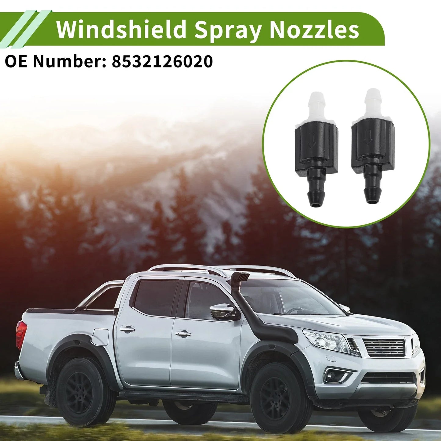 Windshield Washer Nozzle & Hose Connector for Lexus (2010-2015)
