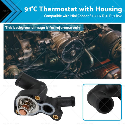Thermostat w/ Housing for Mini Cooper S R50 R53 R52 (2002-2006)
