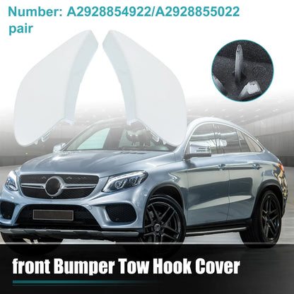 Front Bumper Tow Hook Cover for Mercedes-Benz GLE 400 (2016-2023)