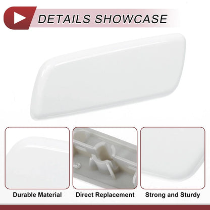 Front Left Washer Nozzle Cover for Lexus RX350 (2010-2013) - White 1 x Cap