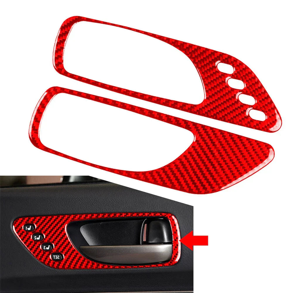Red Door Handle Cover Trim for Lexus RC300 RC350 RC200T F Sport (2015-2024)
