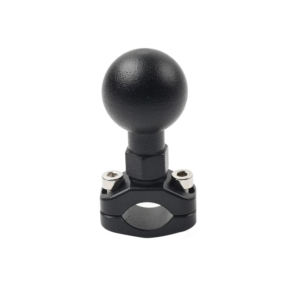 Universal Motorcycle GPS Phone Holder Bracket Clamp Stand - Steel