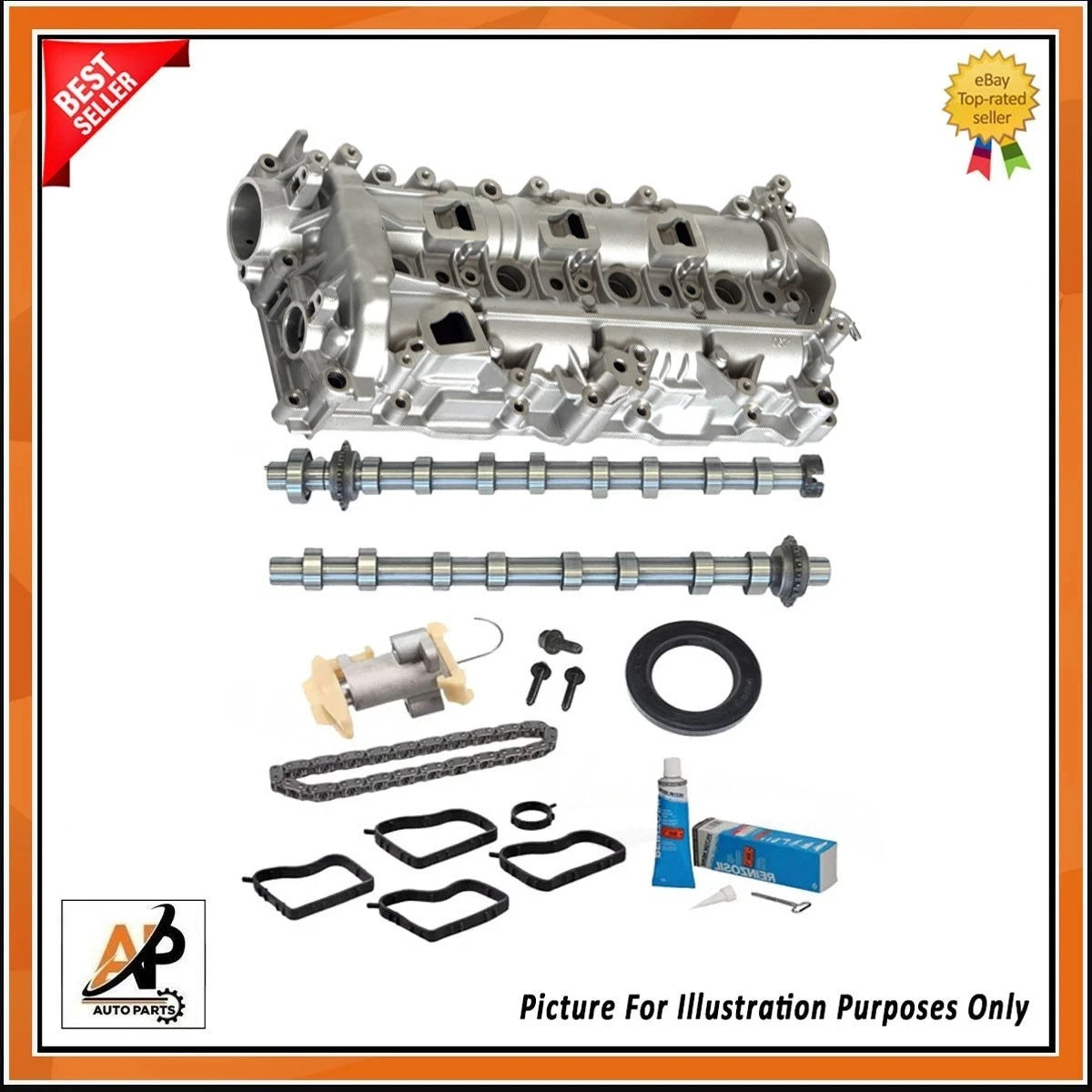Camshaft Cover Camshaft Kit Replacement for Peugeot Citroen Vauxhall 1.5D (2014–2023)
