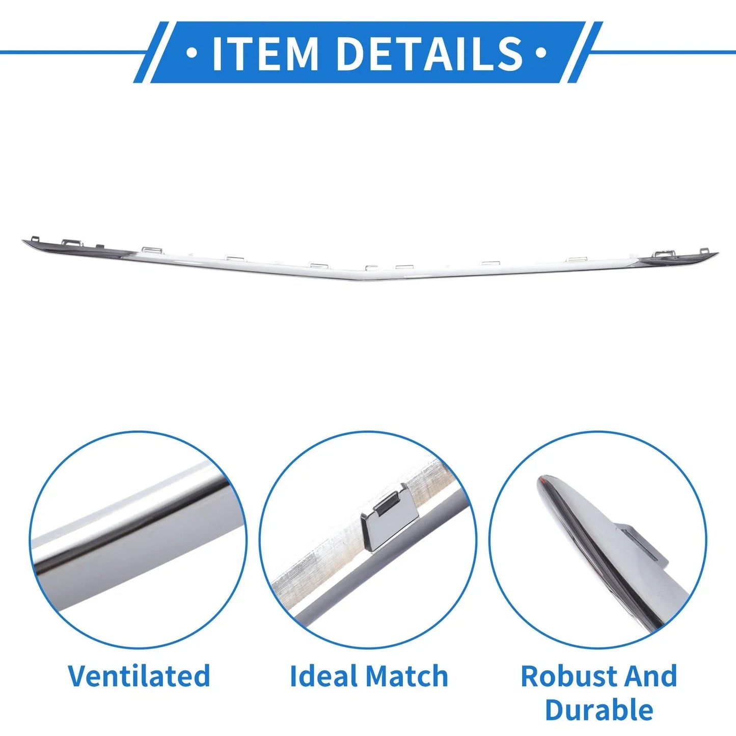 Front Lower Center Bumper Grille Trim for Mercedes-Benz W246 (2015-2019)