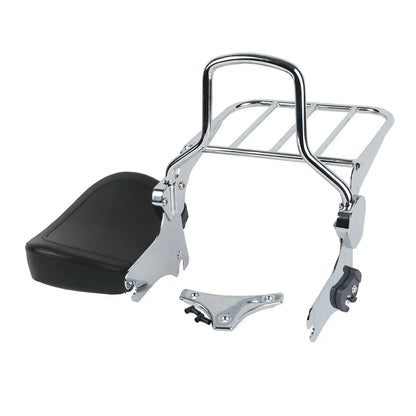 Chrome Sissy Bar Luggage Rack Docking Kit for Harley Touring (1997-2008)