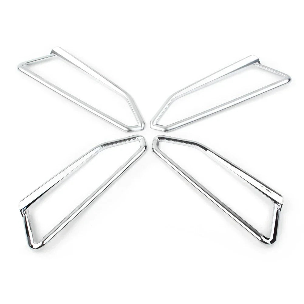 Chrome Front Fog Light Eyebrow Trim Accents for Honda Goldwing GL1800 (2018-2023)