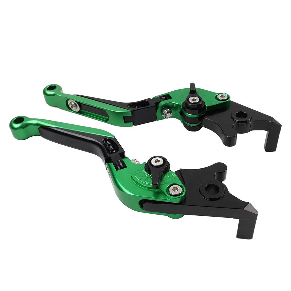 CNC Green Extendable Brake Clutch Levers for BMW R1200GS R1250GS (2013-2020)