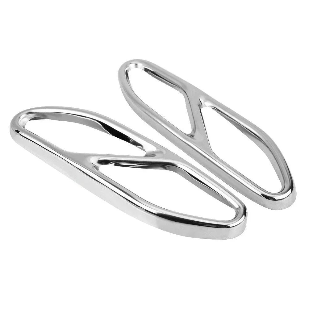 Muffler Pipe Tip Tailpipe Cover Trim for Benz S Class W222 (2018-2024)
