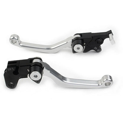 CNC Silver Pivot Clutch Brake Levers for Suzuki DRZ400S/SM/E (2000-2022)