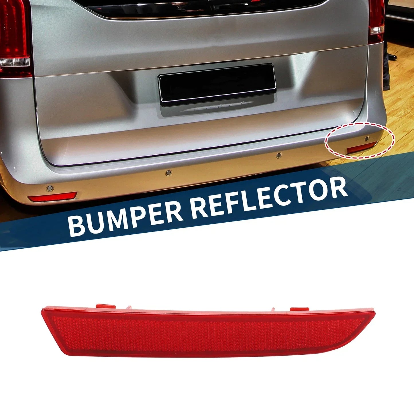 Bumper Reflector for Mercedes-Benz Metris 2016-2023 Rear Right