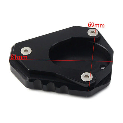 Kickstand Side Stand Enlarger Pad for KAWASAKI Ninja 400 (2018-2020) Red