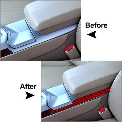 Red Side Panel Trim for Cadillac CTS (2008-2013)  Armrest Box