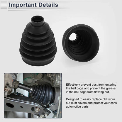 Outer CV Joint Boot Kit with Clamps for Mercedes-Benz GL350 (2013-2016)
