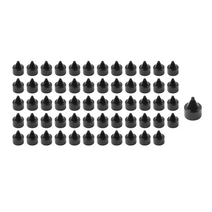 60x Black Engine Bolt Caps for Harley Heritage Softail Breakout Sportster
