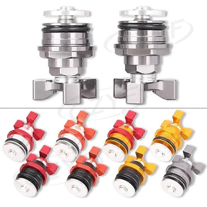CNC Motorcycle Fork Bolts Preload Adjusters for Kawasaki Ninja 250 (2008-2012)