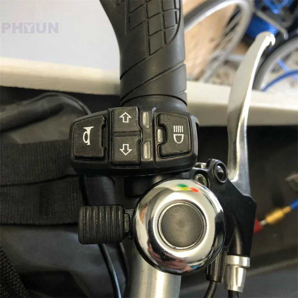 3in1 Waterproof Headlight Horn Indicator Light Switch for Motorcycle Scooter 12V