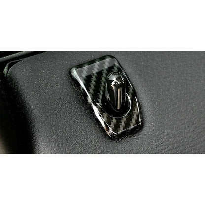 4pcs Carbon Fiber Door Lock Knob Covers for BMW X5 F15 (2014-2017)