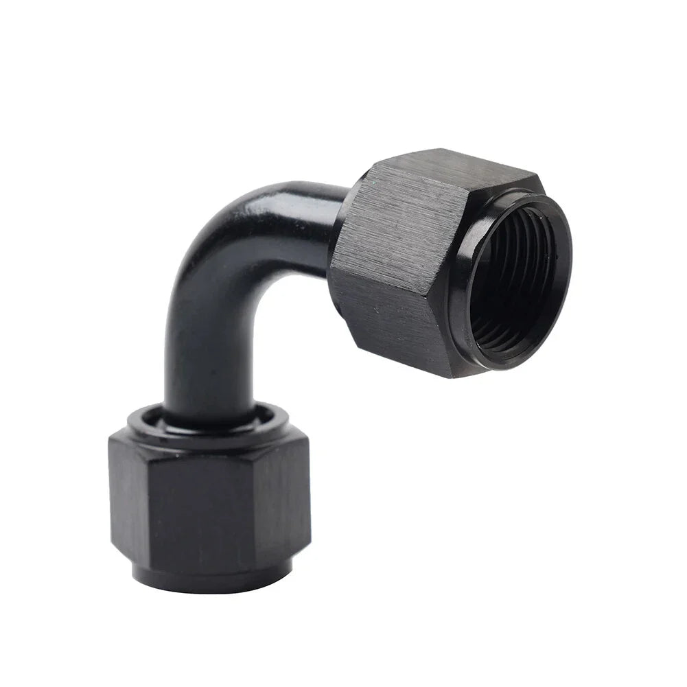 90 Degree Swivel Coupler Union Fitting Adapter for 8AN Female Connector