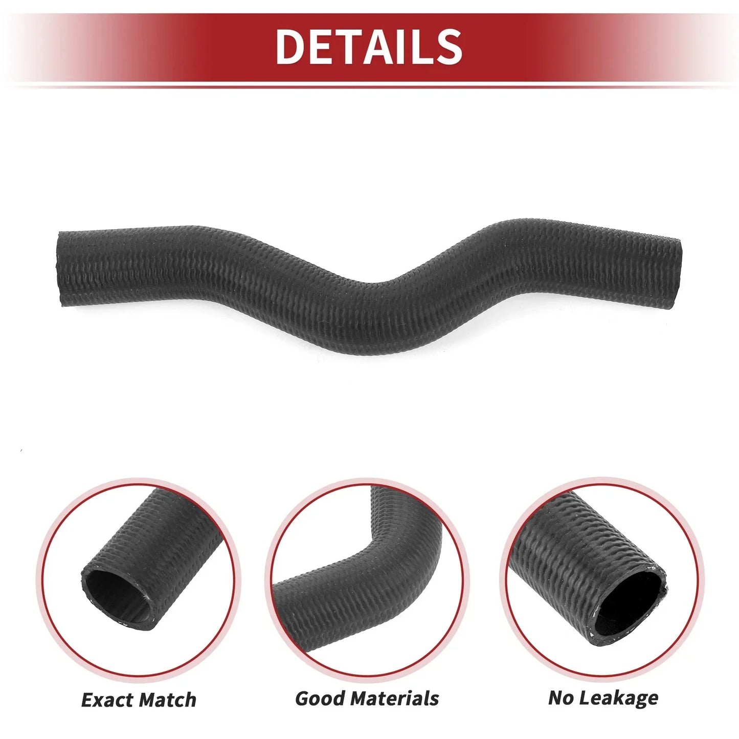 Radiator Hose for Honda Civic 1.7L Rubber Black (2001-2005)