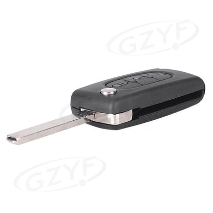 Remote Key Fob Shell Case for CITROEN Peugeot C2 C3 C4 C5 C6 C8