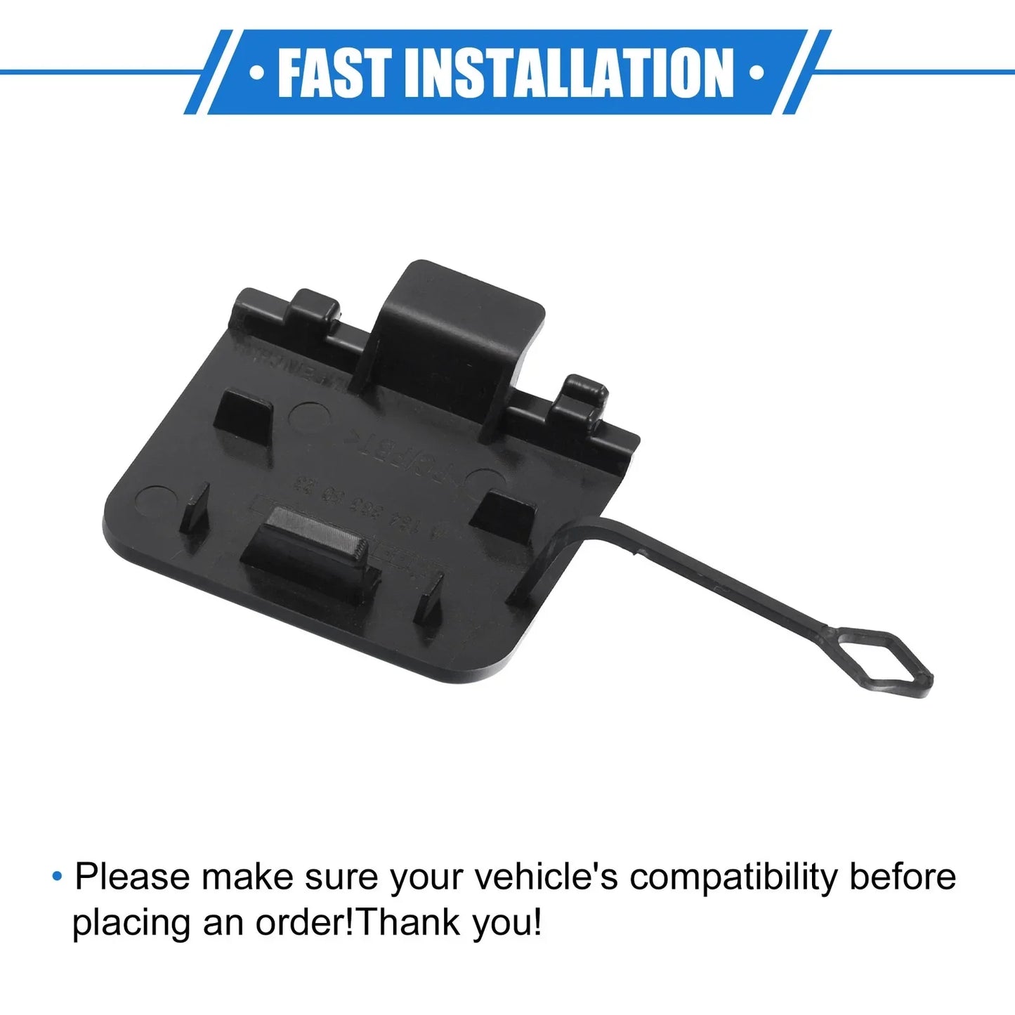 Rear Bumper Tow Hook Eye Hole Cover for Mercedes-Benz GL-Class (2007-2012)