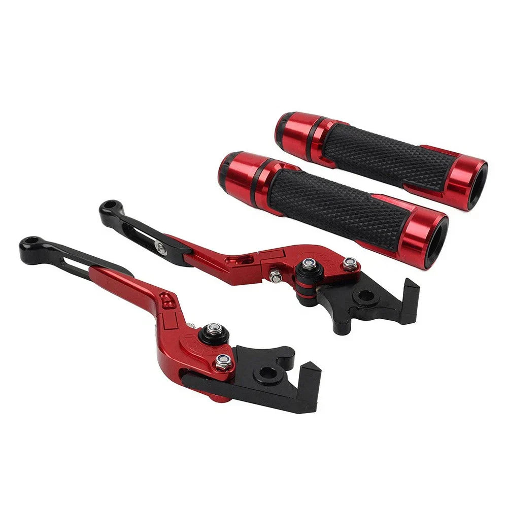 Folding Extendable Brake Clutch Lever Grip Set for Honda Forza 300 (2018-2023)