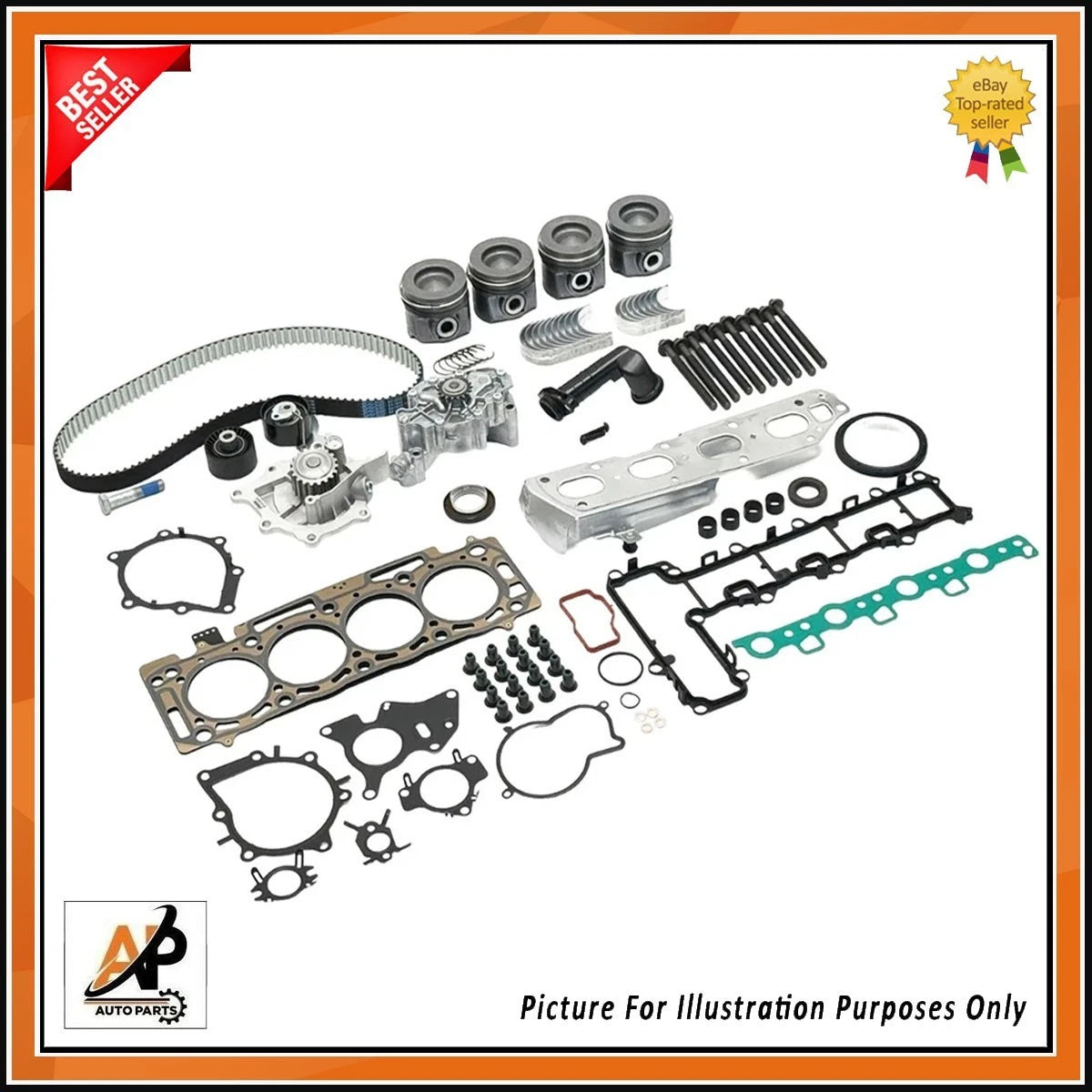 Complete Engine Rebuild Kit Replacement for Citroën Peugeot Ford 2.0 HDi (2014–2019)