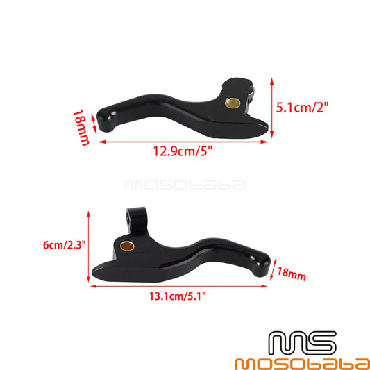 Adjustable Hand Brake Clutch Levers Blue for Harley Touring FLTRX (2014-2023)