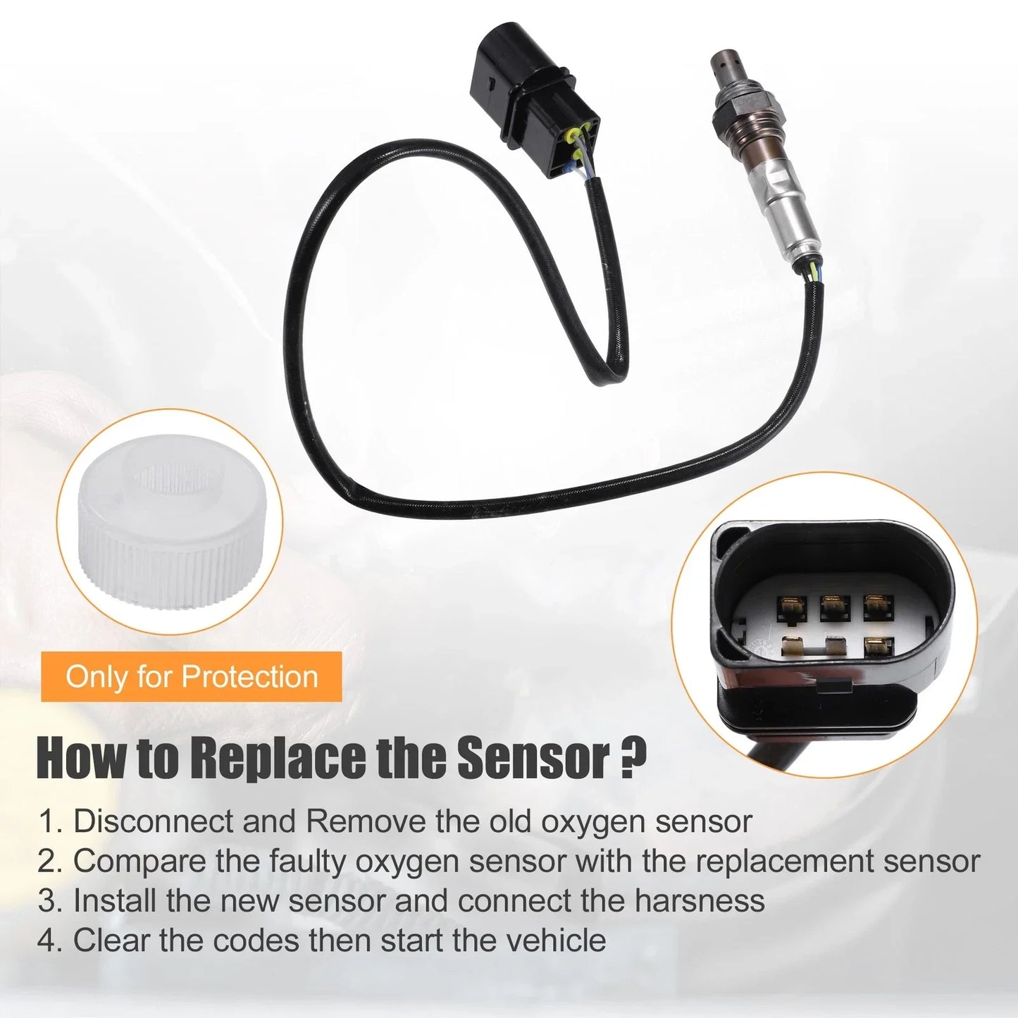 Oxygen Sensor for Hyundai Elantra 2.0L L4 Gas (2007-2009)