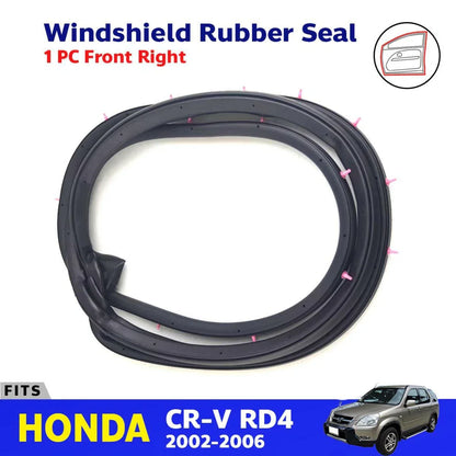 Door Rubber Seal Weatherstrip Front RH Fits Honda CR-V 4D Sport Utility 2002-06