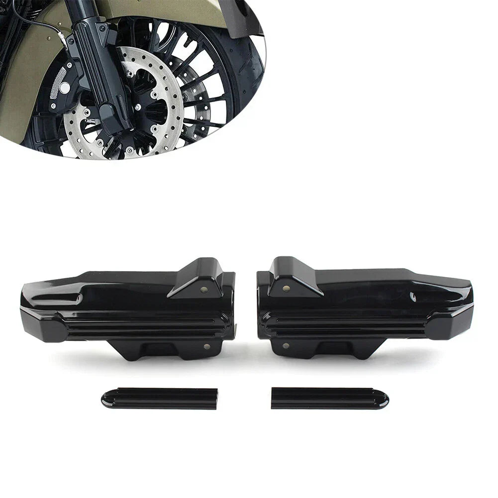 Fork Slider Accents & Lower Fork Covers for Harley Electra Street (2014-2023)