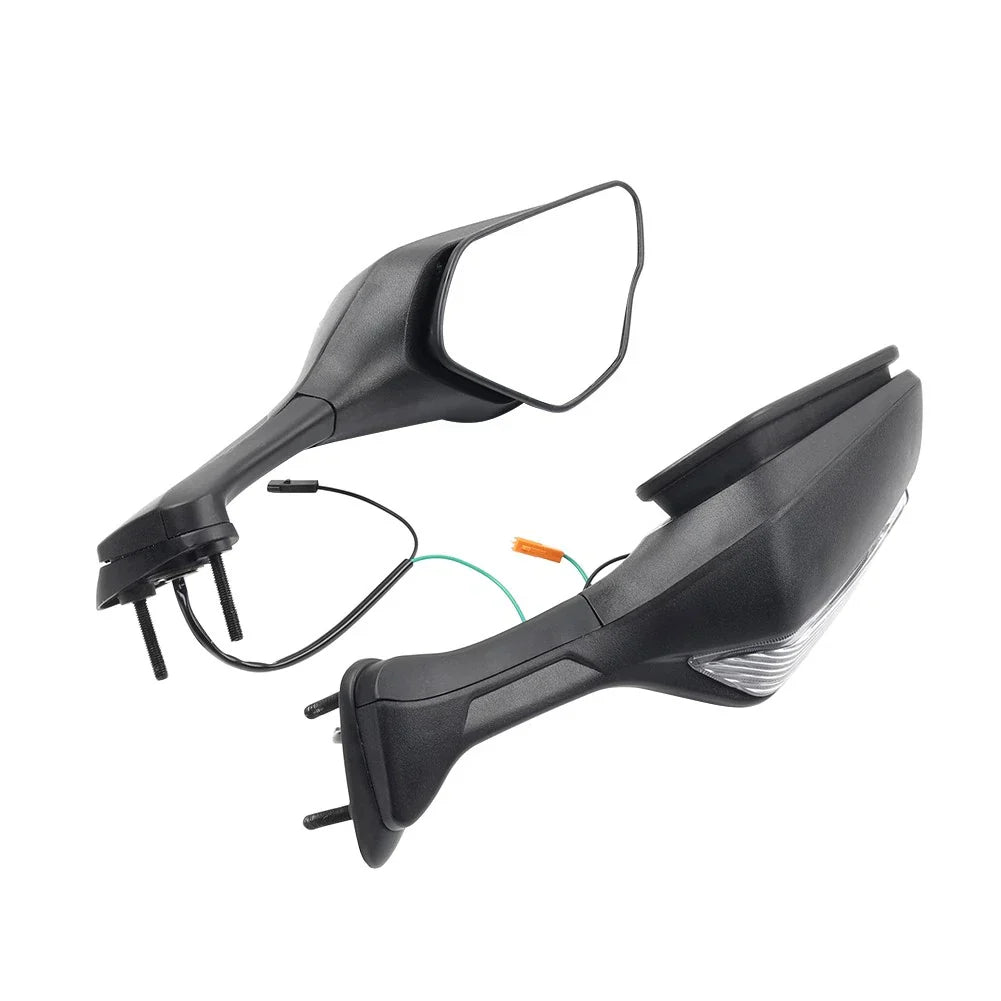 Side Rear View Mirrors w/ Turn Signals for Honda CBR1000RR (2017-2024)