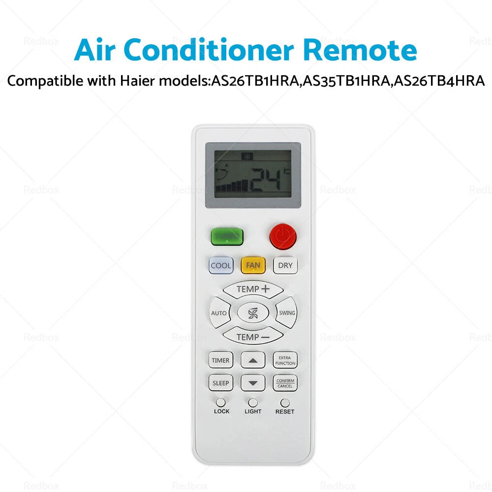 Air Conditioner Remote for Haier AS26TB1HRA, AS35TB1HRA, AS26TB4HRA