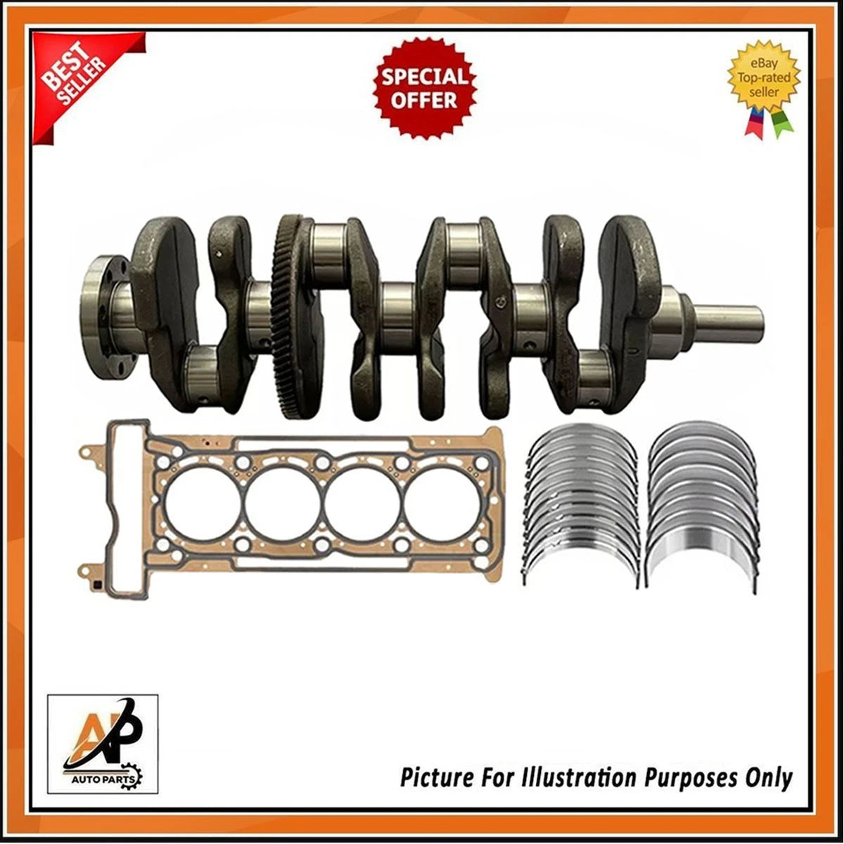 Crankshaft Rebuild Kit for Mercedes-Benz M264.920 2.0L Petrol Engine (2019–2020)