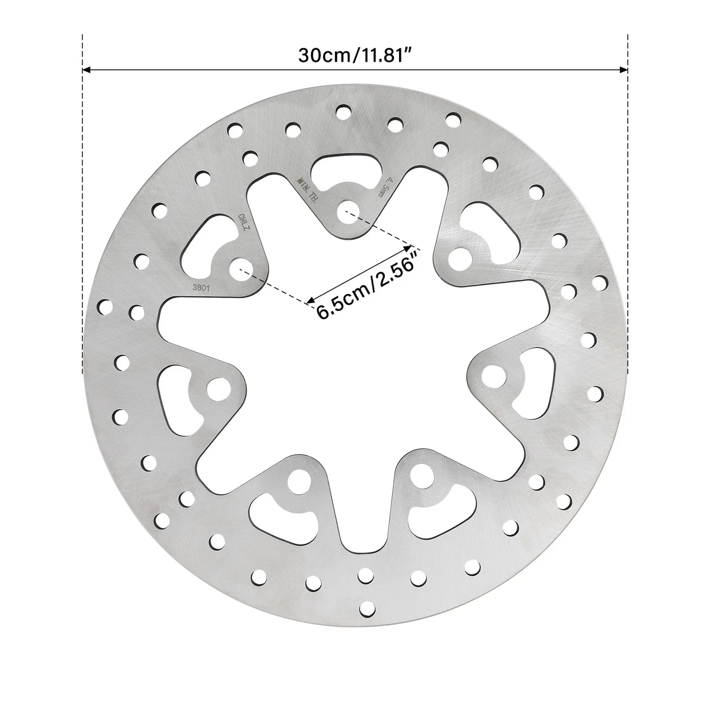 11.8" Brake Disc Rotors for Harley Road Glide (2014-2025)