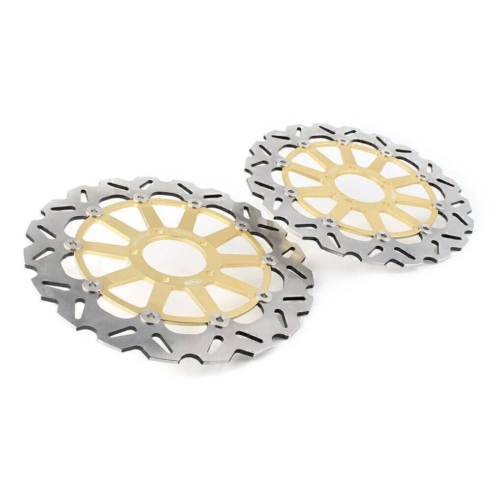 Gold Front Brake Disc Rotors for Ducati Multistrada Enduro 1200 (2016-2018)
