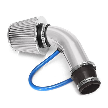 Cold Air Intake Filter Induction Pipe for Car Silver