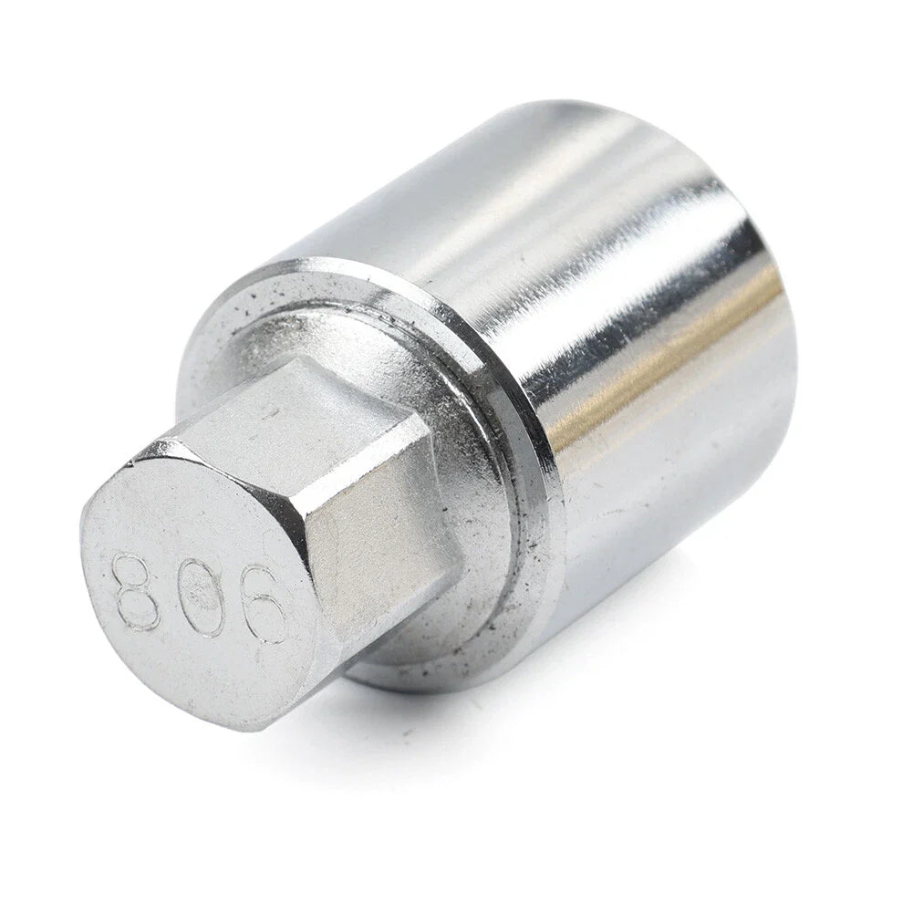 Silver Anti-theft Wheel Bolt Lock Nut Key for Jeep Renegade, Cherokee (2015-2023)