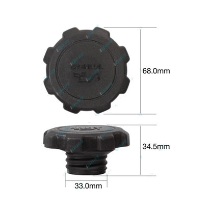 Engine Oil Filler Cap for Toyota Hilux Surf LN130R 2.4L 4cyl (1990-1993)
