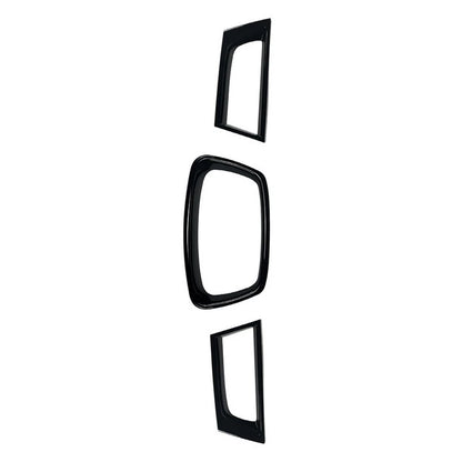 3x Gloss Black Front Grille Trim for Subaru Impreza WRX (2006-2007)