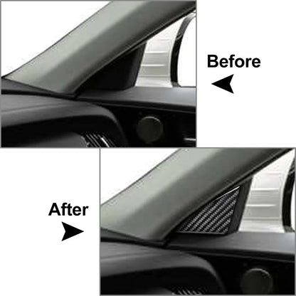 A Pillar Panel Triangle Cover Trim for Kia Stinger (2018-2023) Black