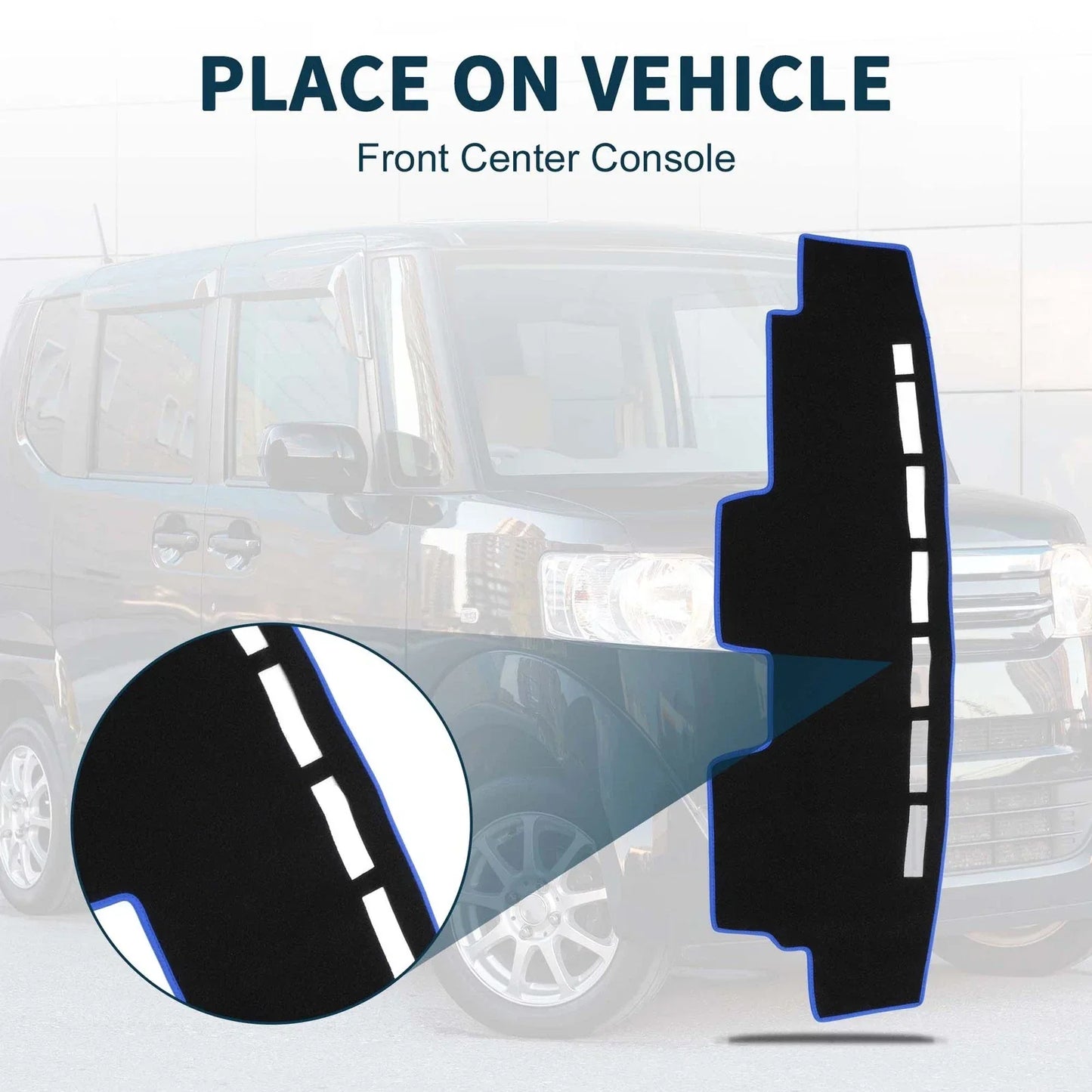 Dashboard Cover Mat for Honda N-VAN JJ1 JJ2 Sun Protector Pad (2018-2023)